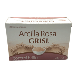 Jabón Arcilla Rosa 125 gr, GRISI