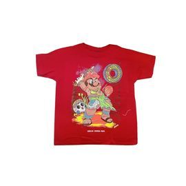 Playera Roja para Varon Mario Bro